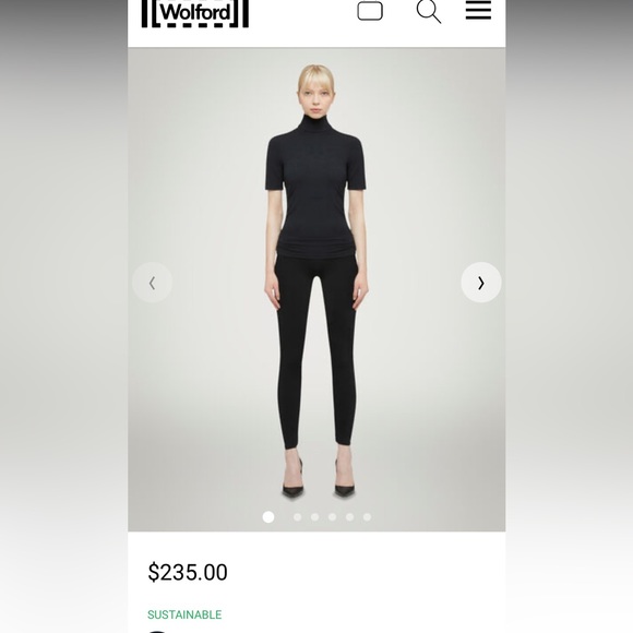 Wolford Tops - Wolford Women's Black Turtleneck Top